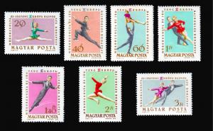 Hungary 1963 Sc 1484-90 MLH European Ice Dancing Championships