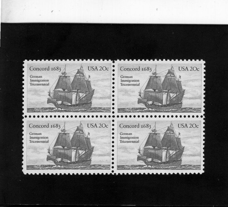 2040 US-Germany MNH blk/4