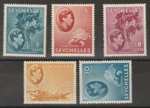 SEYCHELLES 1938 KGVI PICTORIAL RANGE TO 30C