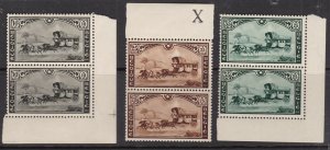 BELGIUM ^^^^sc#B166-B168  MNH  SEMIS POSTALS in pairs$$@ ha1550belg