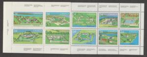 Canada Scott #1050-1059 Forts across Canada Stamp - Mint NH Booklet