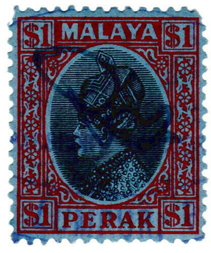 (I.B) Malaya States Revenue : Perak Duty $1