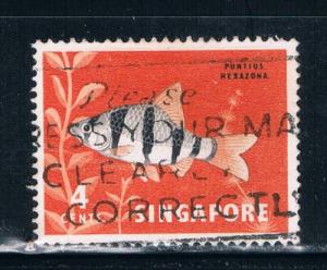 Singapore #54 Used Tropical Fish (S0274)