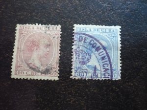 Stamps - Cuba - Scott# 137,141,145,148,151 - Used Partial Set of 5 Stamps