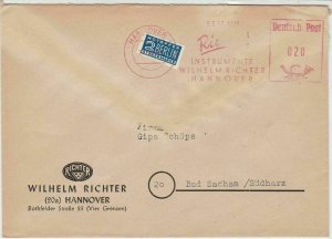 Germany 1948 Hannover Slogan Cancel Obligatory Tax Aid Berlin Stamps Cover 27336