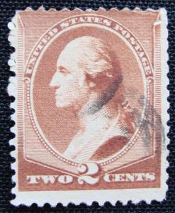 US #210 Used Single, George Washington, SCV $.75 L8