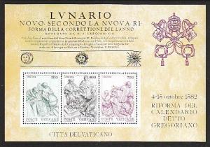 Vatican 717a Souvenir Sheet MNH VF 