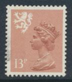 GB Scotland  SG S39ea SC# SMH21a Used  Machin 13p see details