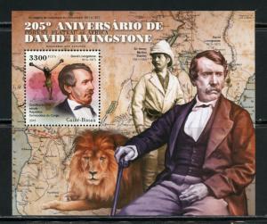 GUINEA BISSAU  2018 205th ANNIVERSARY OF DAVID LIVINGSTONE  S/SHEET MINT NH