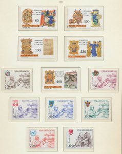 VATICAN - Scott 668-672 & C66-C72 - MNH - 1980