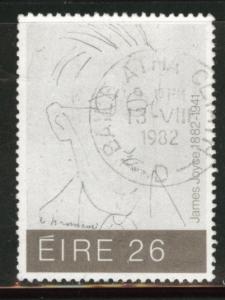 Ireland Scott 522 used James Joyce stamp 1982