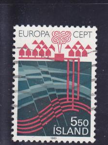 Iceland  Scott#  574  Used