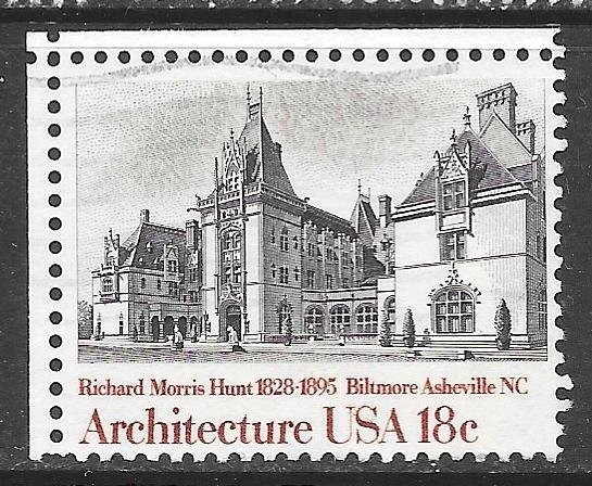 USA 1929: 18c Biltmore House by Richard Morris Hunt, used, VF