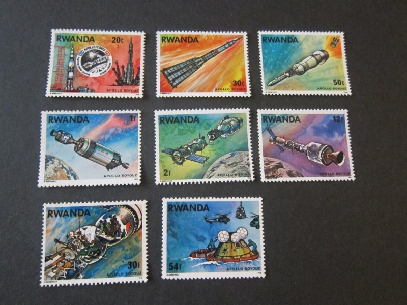 Rwanda 1975 Sc 771-8 space set MNH