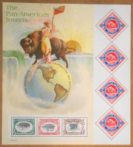 2001 sheet Pan American Inverts Sc# 3505