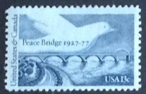 USA 1977 PEACE BRIDGE SG1697  UNMOUNTED MINT