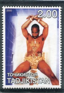 Tajikistan 2000 TU PAC SHAKUR American Hip-Hop 1 value Perforated Mint (NH)