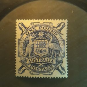 Australia 220  1949  1 pound unused  VF