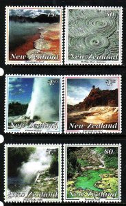 New Zealand-Sc#1155-60- id8-unused NH set-Thermal Wonders-1993-