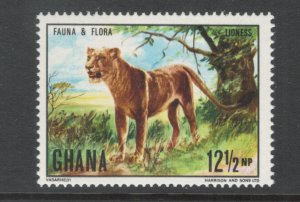 Ghana 1970 Lioness 12 1/2np Scott #403 MNH