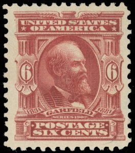 US Scott #305 GARFIELD, Mint-VF/XF-Hinged, A VERY NICE STAMP!