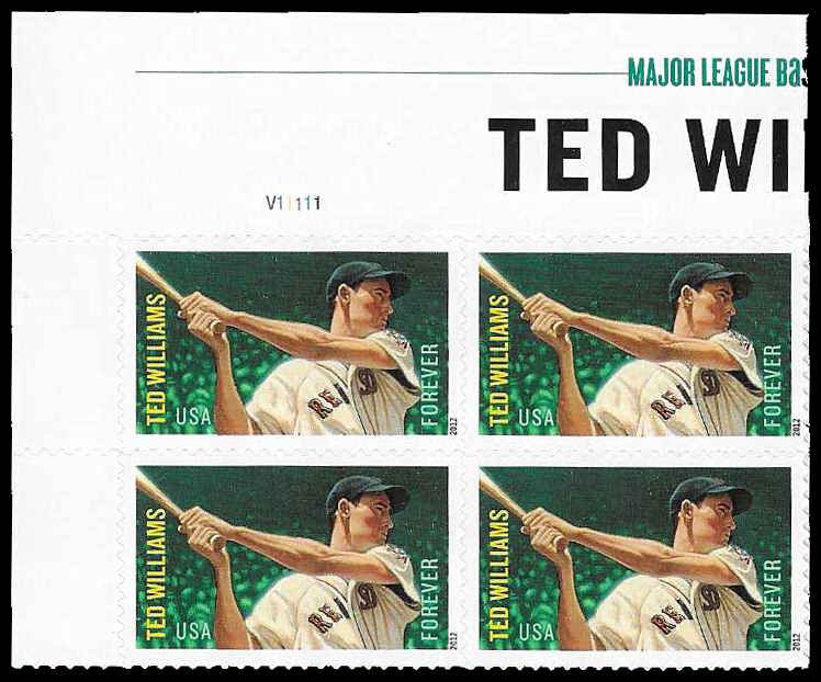 PCBstamps  US #4694 PB $1.80(4x{45c})Ted Williams, All Star, MNH, (PB-1a)