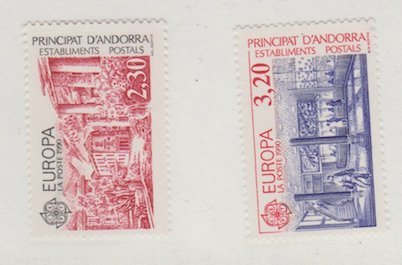 Andorra - French Scott #391-392 Stamp  - Mint Set