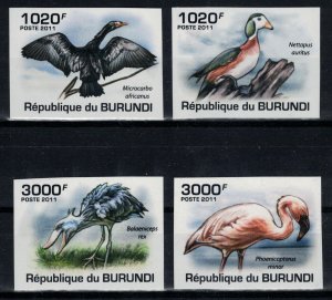 BURUNDI 2011 - Water birds / complete set MNH