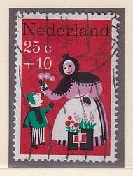 Netherlands   #B432  used  1967   nursery rhymes   25c