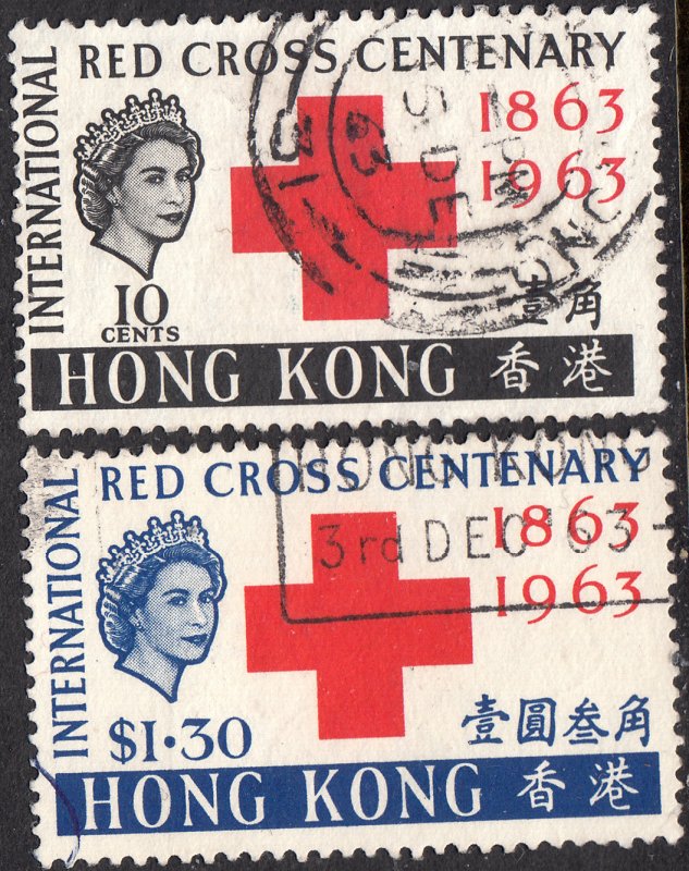 Hong Kong #219-220        Used