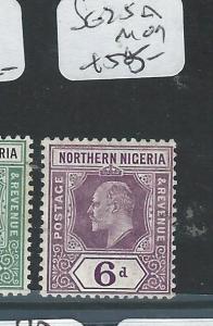 NORTHERN NIGERIA (P1907B) KE 6D   SG 25A  MOG