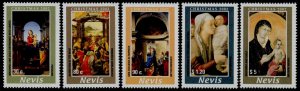 Nevis 1320-4 MNH Christmas, Art