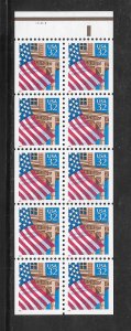 #2916a MNH Complete Booklet Pane