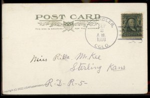 USA 1908 Colorado CHANDLER DPO Minnequa Club Bath House PuebloCover 94333