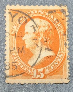 US 189, 1879 Webster, Cat. value - $27.50
