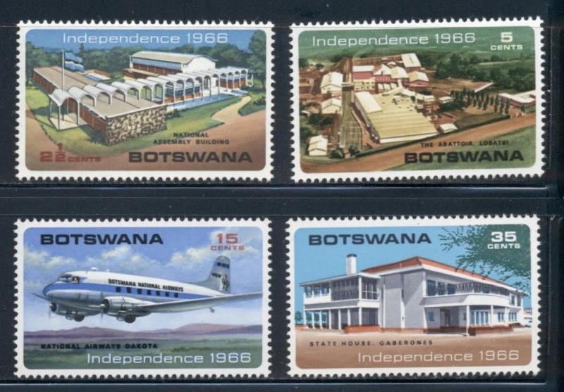 Botswana Scott #1-4 MNH Establishment of Republic CV$2+