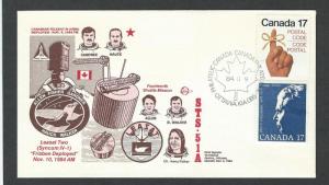 Canada  Space  Event Cover   Space Shuttle