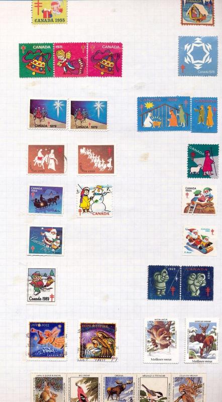 S.Africa Usa Germany Denmark Christmas Cinderella Labels Appx 200 (job 701)