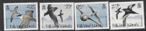 FALKLAND ISLANDS SG1169/72 2010 PETRELS AND SHEARWATERS MNH