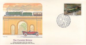 Great Britain 1985 FDC Sc #1097 34p Cornish Riviera Train