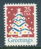 2515 25c Christmas Fine MNH