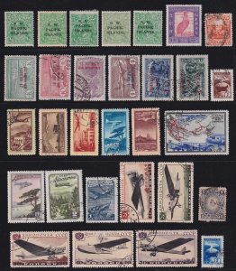 WORLDWIDE - INTERESTING GROUP OF MINT AND USED STAMPS - P722