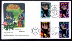 UN New York 263-264 Namibia Joint Issue WFUNA U/A FDC