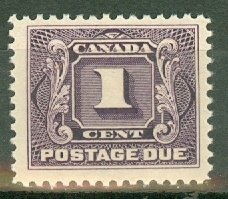 ER: Canada J1 MNH CV $45