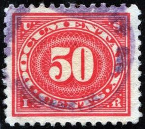 R238 50¢ Documentary Stamp (1917) Used