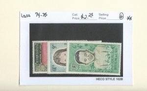 Laos 74-76   MNH