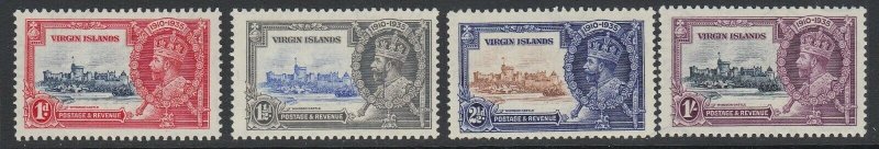 Virgin Islands, Scott 69-72 (SG 103-106), MNH