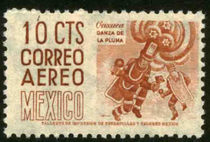 MEXICO C187 10cents 1950 Definitive 1st Printing wmk 279 MNH