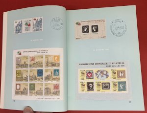 Italia '85, Rome, Italy, International Philatelic Exhibition, Catalog