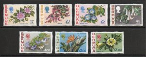 Bermuda - SG# 258a - 264a MNH /  Flowers        -        Lot 0324182